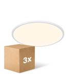 Opakowanie 3x Nordlux Ceiling Oja 42 19W 830 2100lm 120D Valkoinen | Ściemnianie - Dim to Warm
