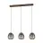 Eglo Lampa Wisząca Espinal Stal Brąz | IP20 - Nadaje Się Do 3x E27 